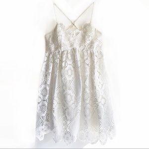 Anthropologie Lace Babydoll Dress